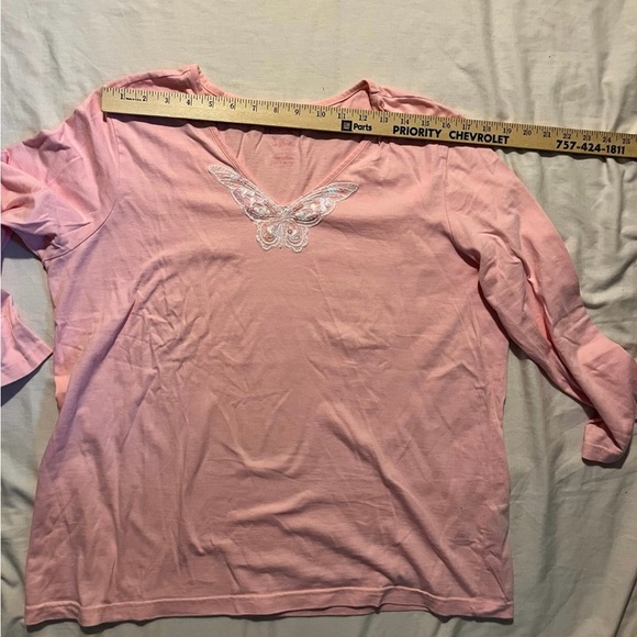 Krazy Kat Sequins Butterfly Sleepwear Top - Picture 8 of 8